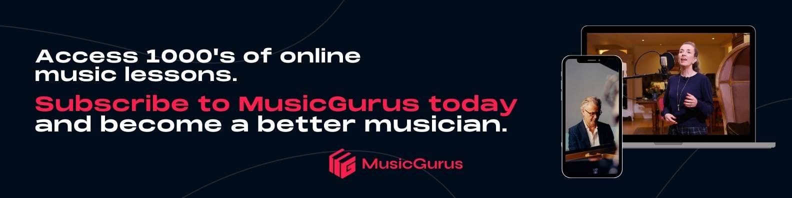 Music Gurus banner - become a better musician today